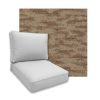 Universal Deep Seating Replacement Cushions in Outdura Solution Dyed Acrylic Outdoor Fabric
