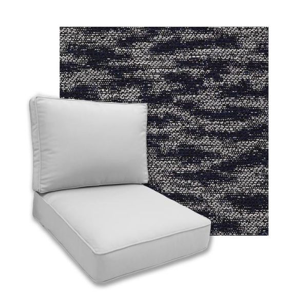 Universal Deep Seating Replacement Cushions in Outdura Solution Dyed Acrylic Outdoor Fabric