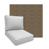Universal Deep Seating Replacement Cushions in Outdura Solution Dyed Acrylic Outdoor Fabric