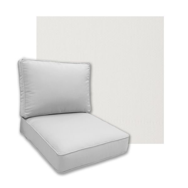 Universal Deep Seating Replacement Cushions in Outdura Solution Dyed Acrylic Outdoor Fabric