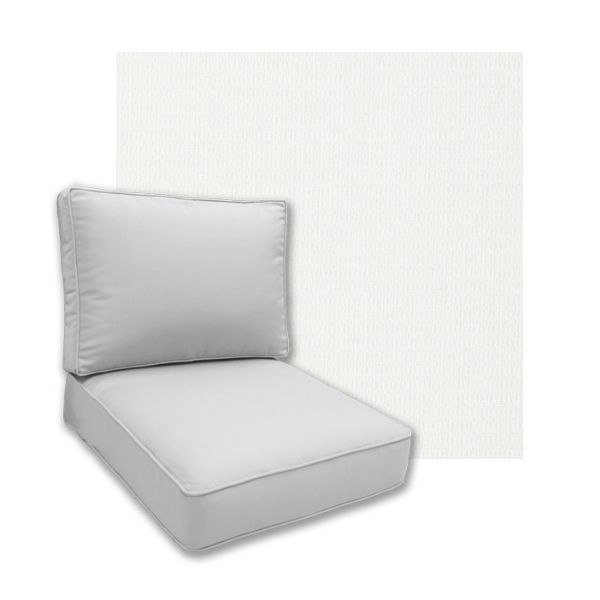 Universal Deep Seating Replacement Cushions in Outdura Solution Dyed Acrylic Outdoor Fabric
