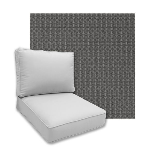 Universal Deep Seating Replacement Cushions in Outdura Solution Dyed Acrylic Outdoor Fabric