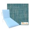 Sunbrella Sling Fabric Premium Universal Chaise Lounge Cushions | Custom Made To Order | 3 Sizes