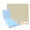 Sunbrella Sling Fabric Premium Universal Chaise Lounge Cushions | Custom Made To Order | 3 Sizes
