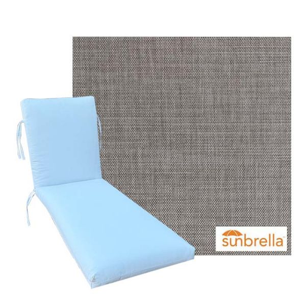 Sunbrella Sling Fabric Premium Universal Chaise Lounge Cushions | Custom Made To Order | 3 Sizes