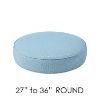 Round Cushions for Outdoor Ottomans and Patio Furniture
