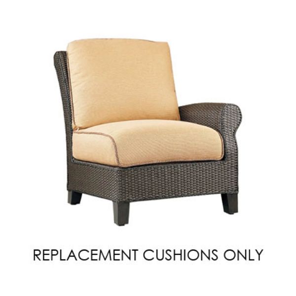 Left Arm Chair Cushions | Patio Renaissance Monterrey Collection Replacement