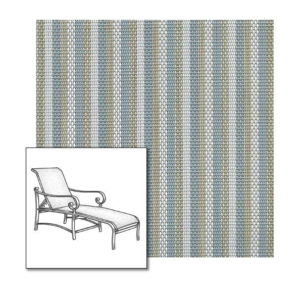 Phifertex Aquafino Chaise Lounge Replacement Sling Fabric | Two Piece Sling Back & Seat