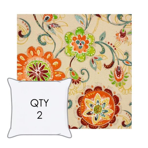 Richloom Solarium Custom Outdoor Pillows | Richloom Solarium® Printed Fabrics | Set of 2
