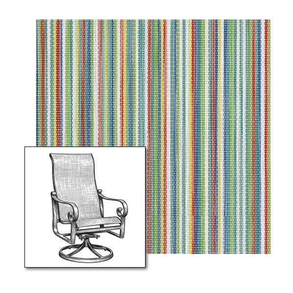 Coco Confetti Replacement Sling Fabric for patio sling chairs