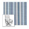 Cole Stripe RIviera Replacement Sling Fabric for patio sling chairs