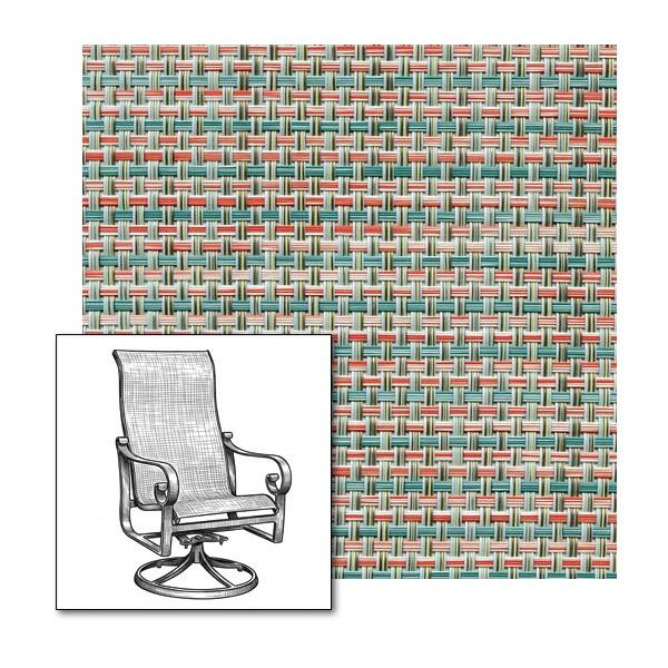 Phifertex Blazer Confetti Sling Chair Replacement Fabric | Custom Patio Sling Replacement