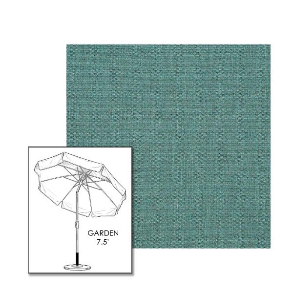 Sunbrella® Cast Breeze Patio Umbrella 7.5 ft | Crank Lift & Tilt Garden Umbrella