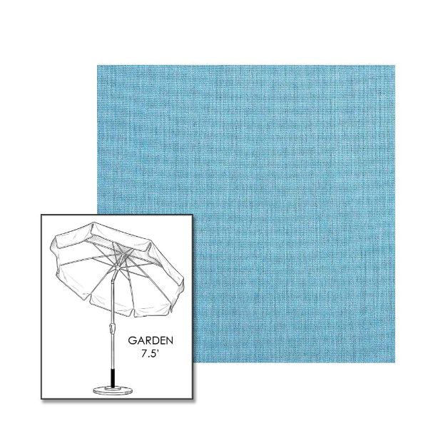 Sunbrella® Cast Horizon Patio Umbrella 7.5 ft | Crank Lift & Tilt Garden Umbrella