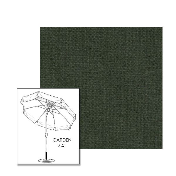 Sunbrella® Play Cameo Patio Umbrella 7.5 ft | Crank Lift & Tilt Garden Umbrella
