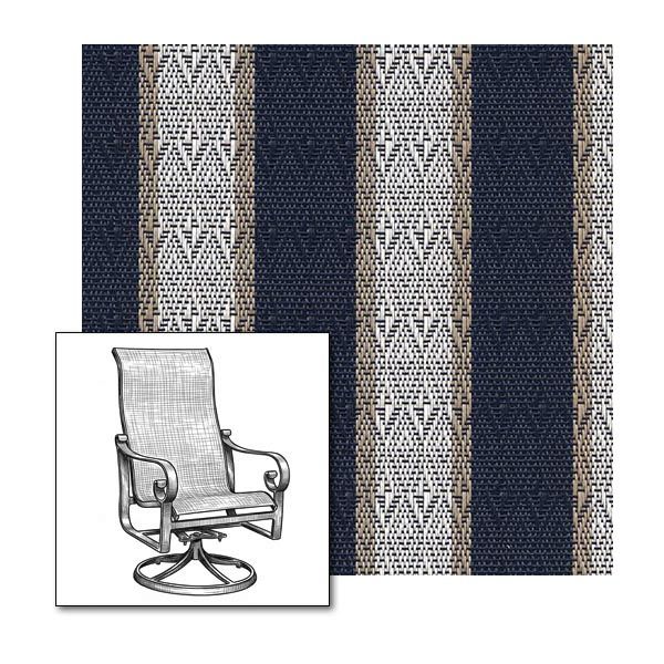 Phifertex Sling Chair Replacement Fabric | Custom Patio Sling Replacement