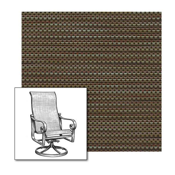 Watercolor Tweed Moth Custom Made Patio Chair Replacement Slings