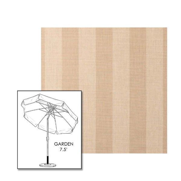 Sunbrella® Expressive Sparrow Patio Umbrella 7.5 ft | Crank Lift & Tilt Garden Umbrella 