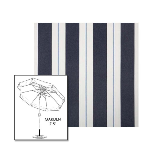 Sunbrella® Relate Harbor Patio Umbrella 7.5 ft | Crank Lift & Tilt Garden Umbrella 