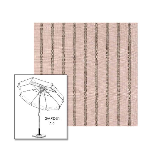 Sunbrella® Unwind Cameo Patio Umbrella 7.5 ft | Crank Lift & Tilt Garden Umbrella 