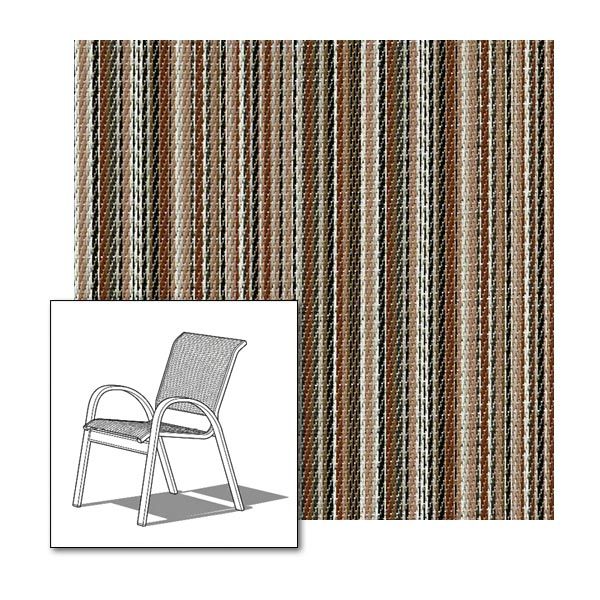 Two piece patio chair slings.