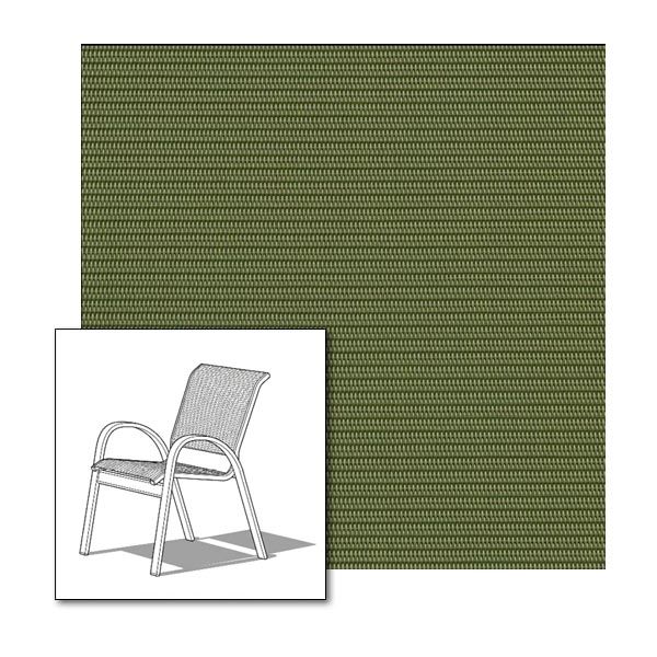 Two piece patio chair slings.