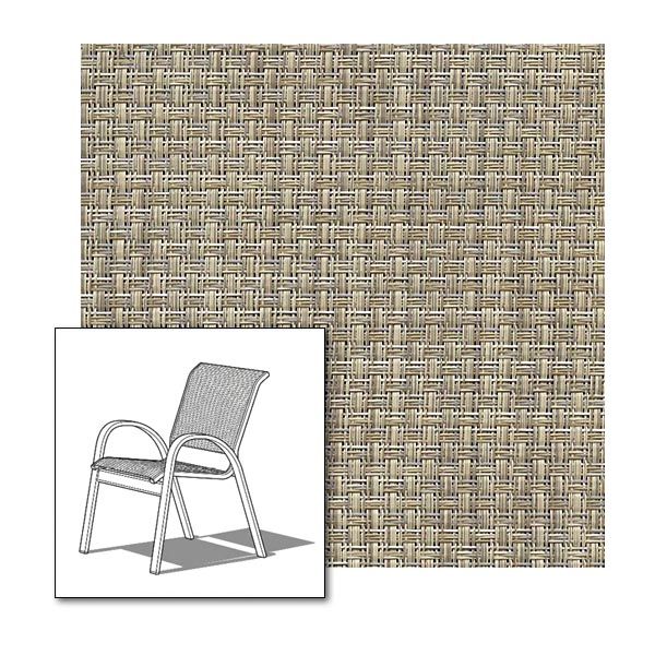 Two piece patio chair slings.