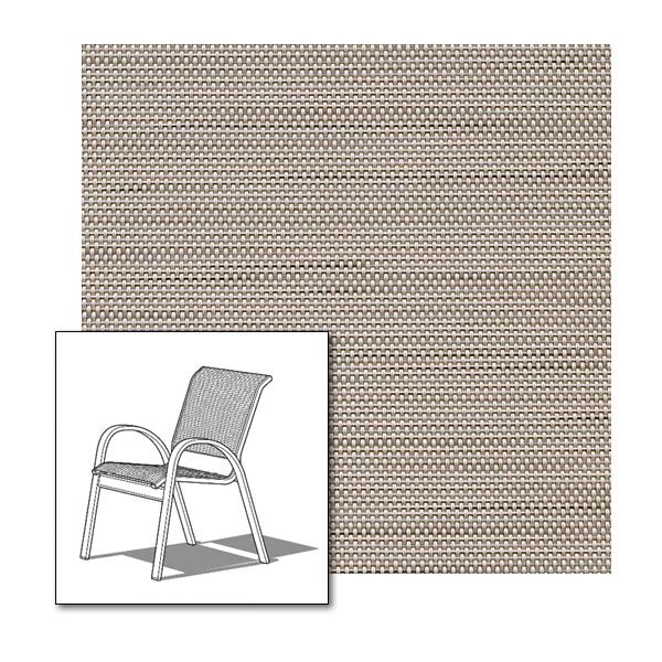 Two piece patio chair slings.