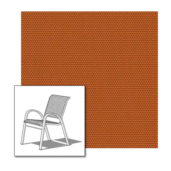 Two piece patio chair slings.