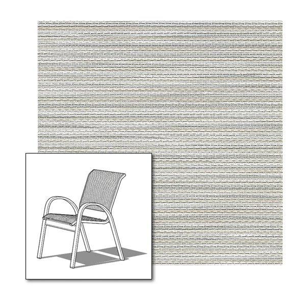 Two piece patio chair slings.