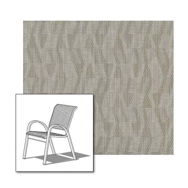 Two piece patio chair slings.