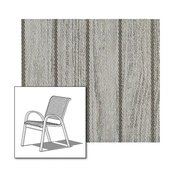 Two piece patio chair slings.