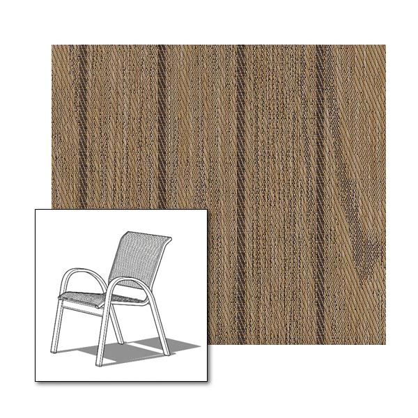 Two piece patio chair slings.