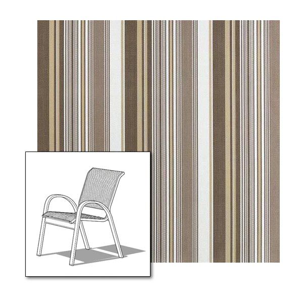 Two piece patio chair slings.