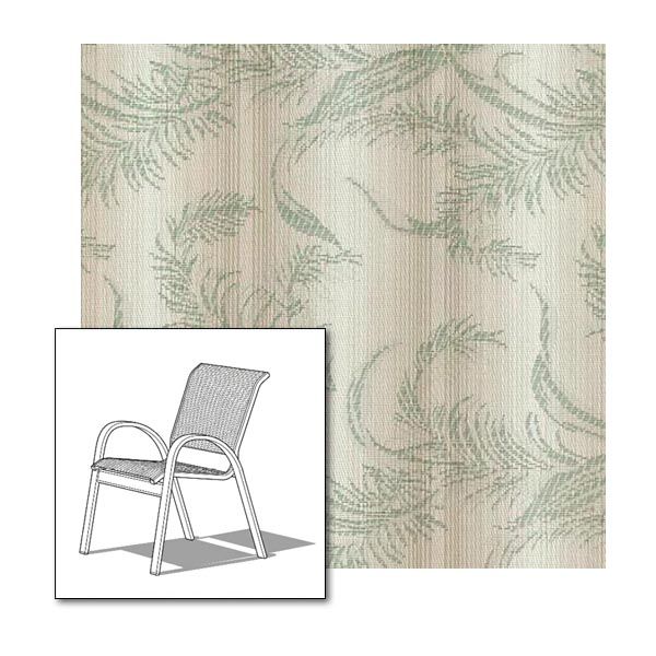 Two piece patio chair slings.