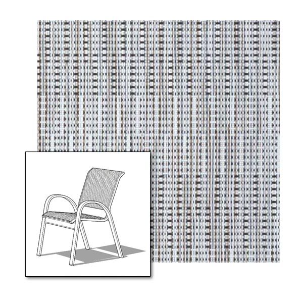 Two piece patio chair slings.