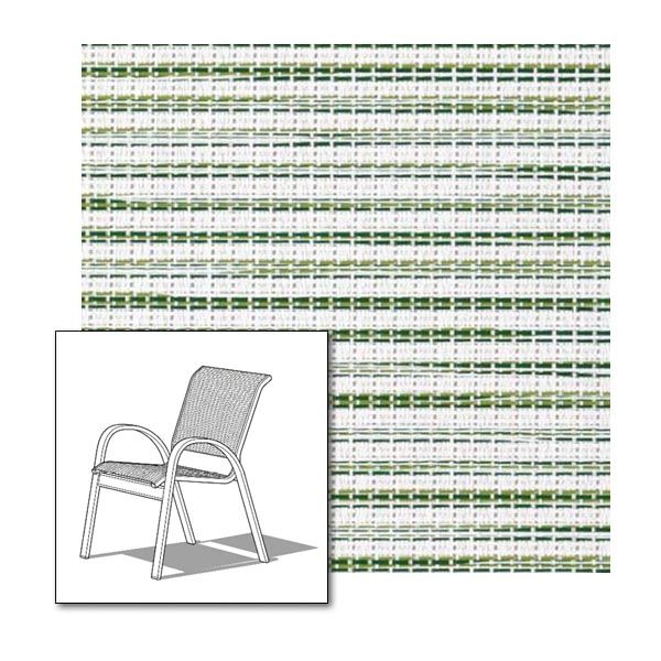 Two piece patio chair slings.