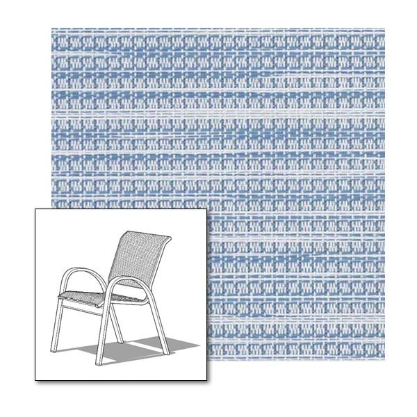 Two piece patio chair slings.