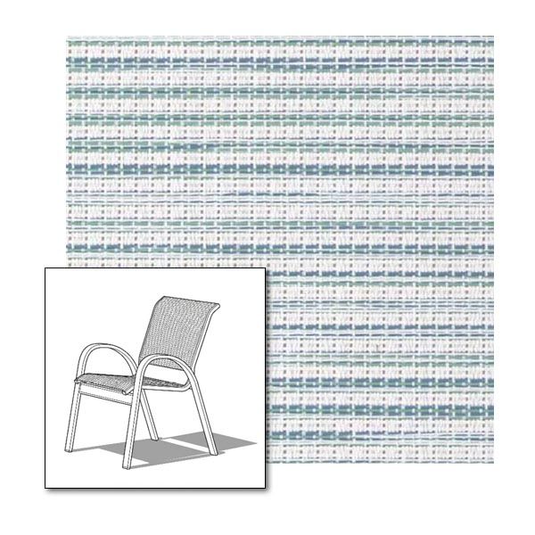 Two piece patio chair slings.