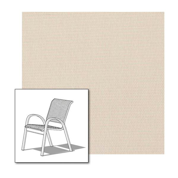 	Two piece patio chair slings.