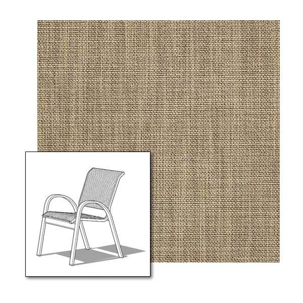 Two piece patio chair slings.