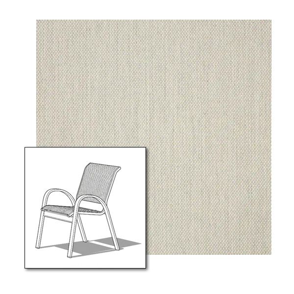 Two piece patio chair slings.