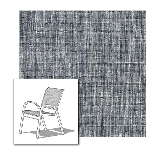 Two piece patio chair slings.