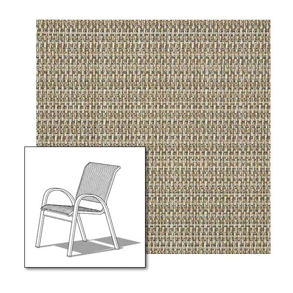 Two piece patio chair slings.