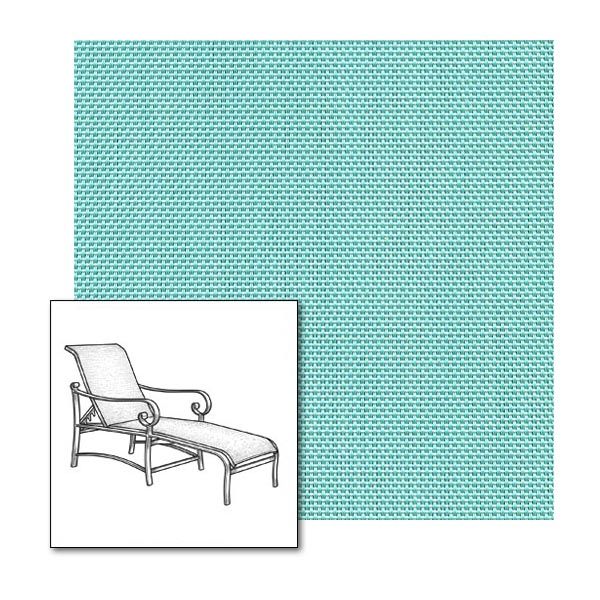 Chaise Lounge Replacement Sling Fabric | Two Piece Sling Back & Seat