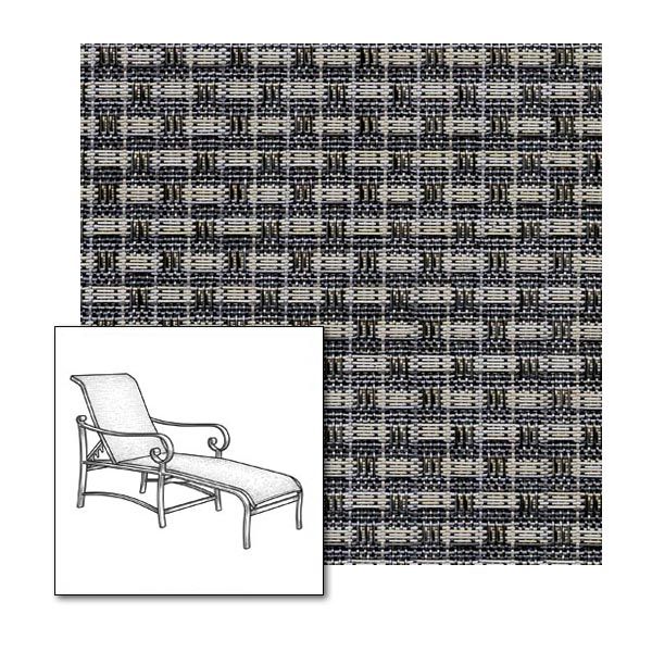 Chaise Lounge Replacement Sling Fabric | Two Piece Sling Back & Seat