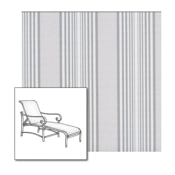 Chaise Lounge Replacement Sling Fabric | Two Piece Sling Back & Seat