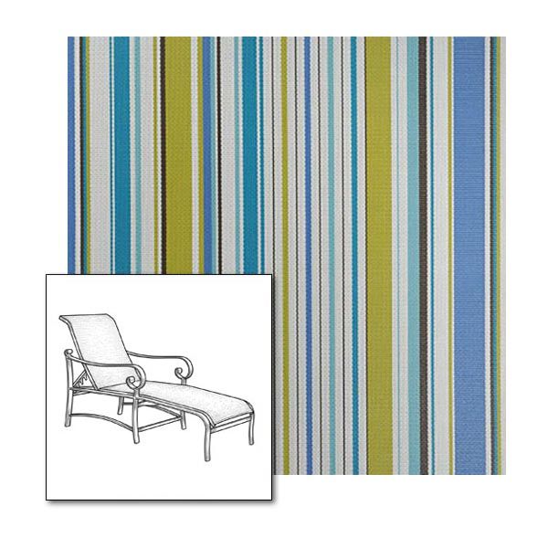 Chaise Lounge Replacement Sling Fabric | Two Piece Sling Back & Seat