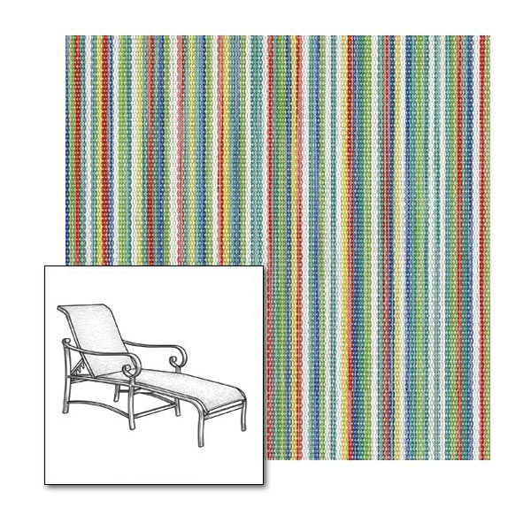 Chaise Lounge Replacement Sling Fabric | Two Piece Sling Back & Seat