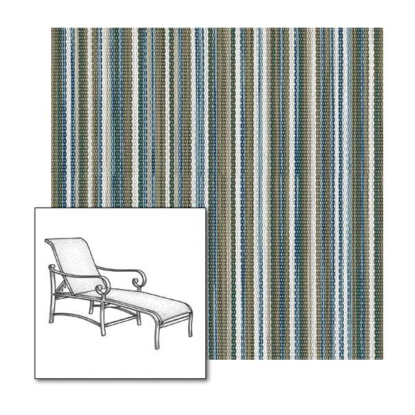 Chaise Lounge Replacement Sling Fabric | Two Piece Sling Back & Seat